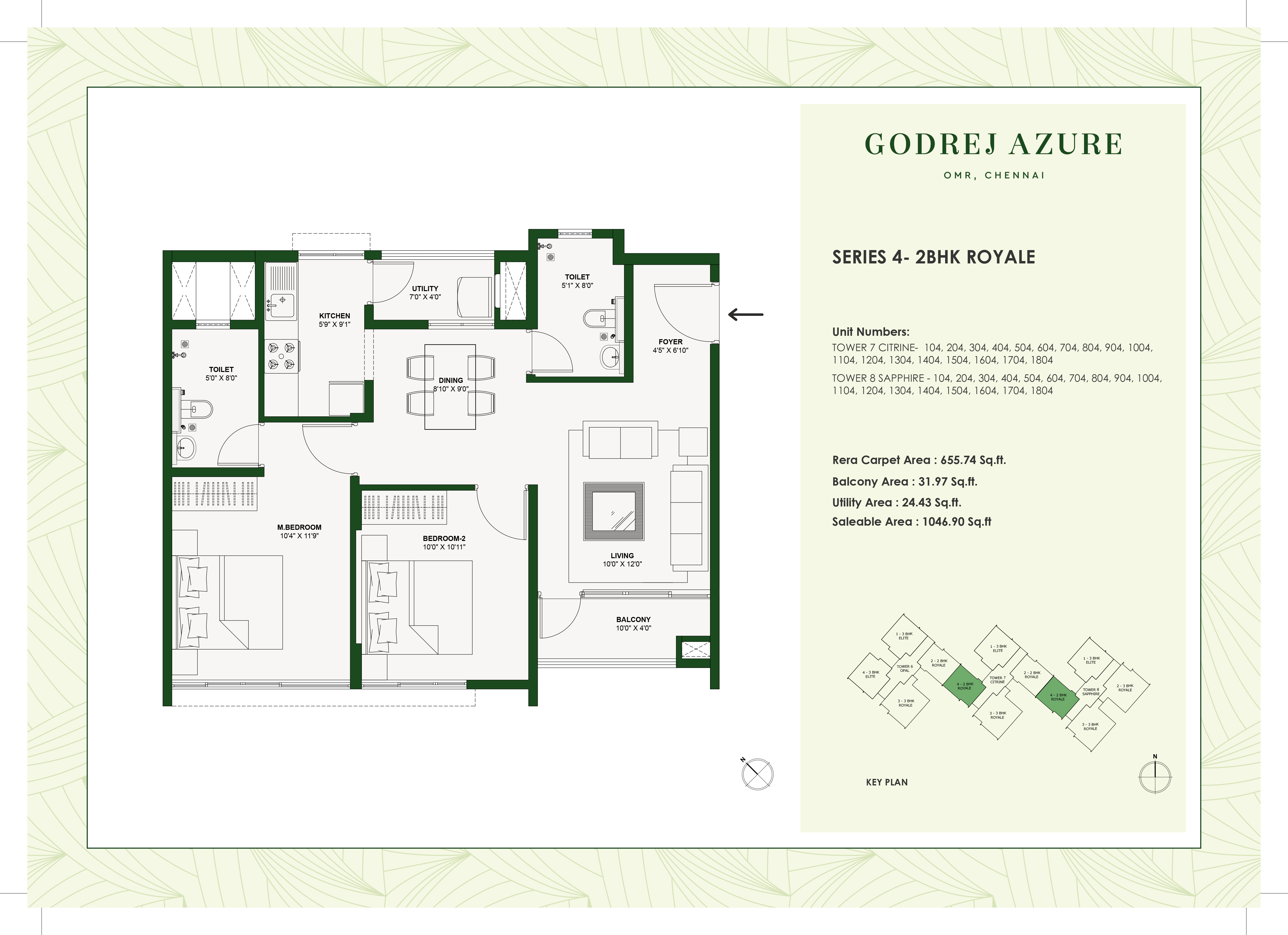 3BHK Floor Plan